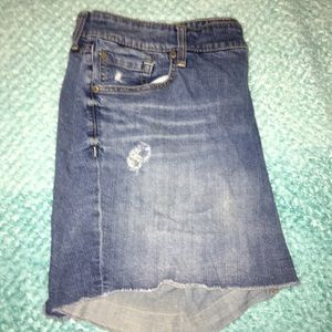 Torrid jean shorts.